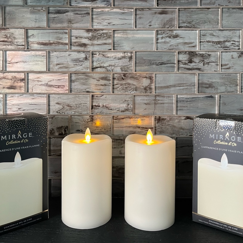 Set of Flameless Candles